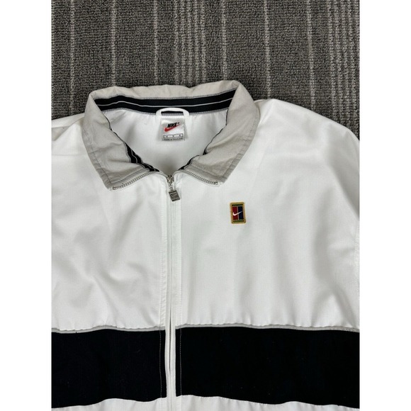 Nike Other - Nike Jacket Mens Medium White Challenge Court Track Vintage 90s‎ Tennis Vented